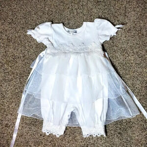 BeBe Gabrielle Baby Toddler Girl Christening Baptism Special Occasion Outfit